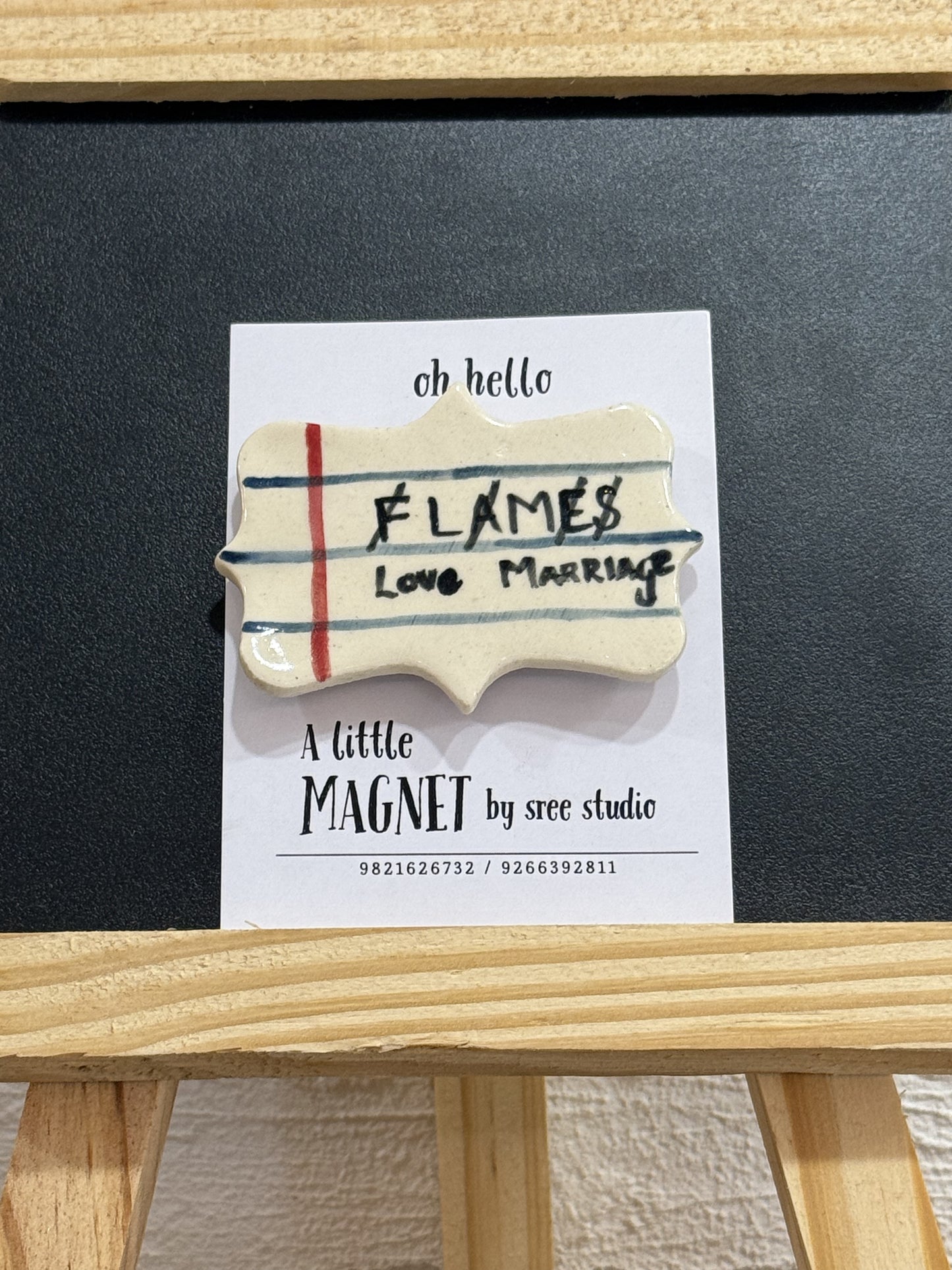 Flames Magnet