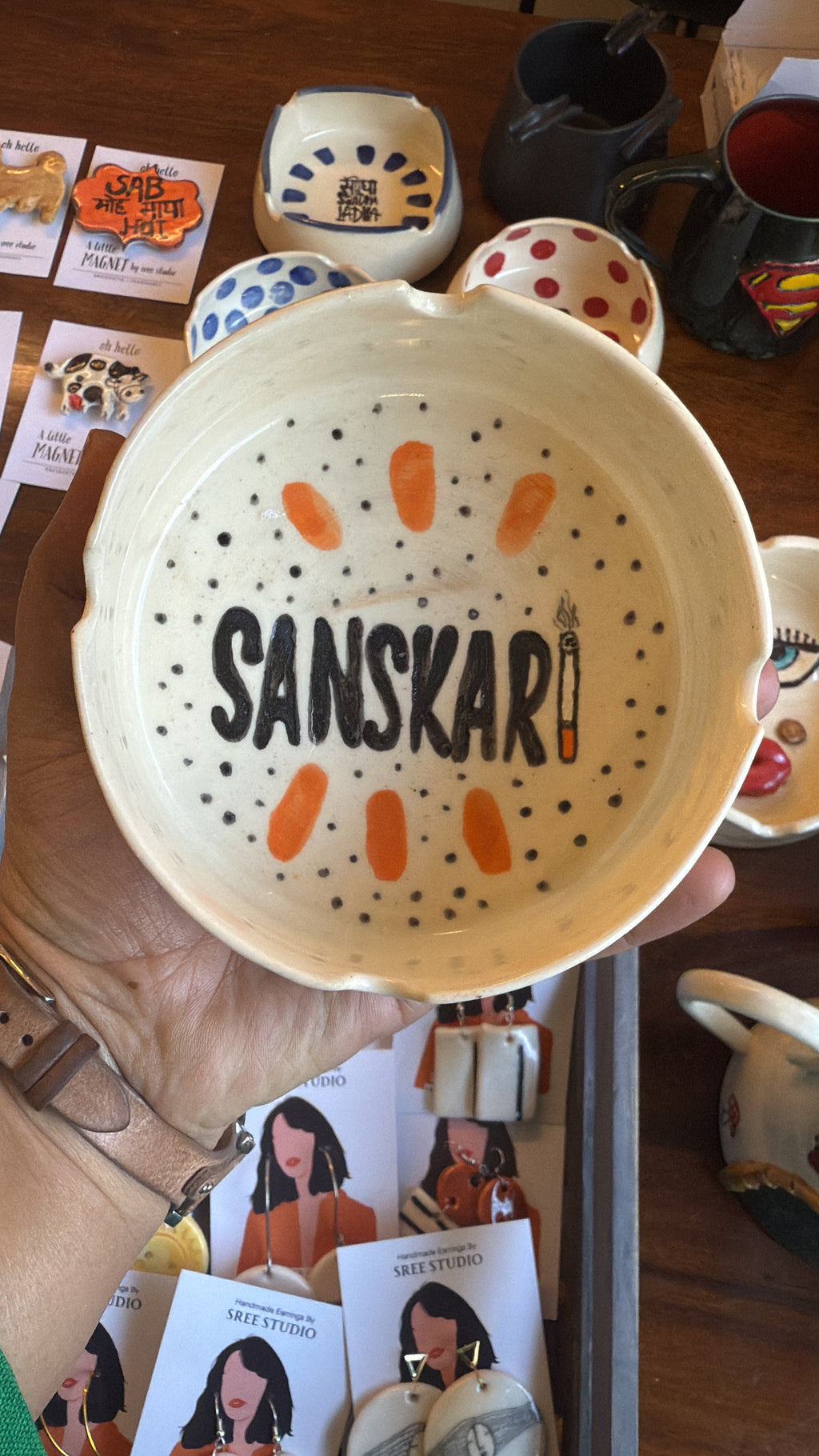 "Sanskari" Ashtray