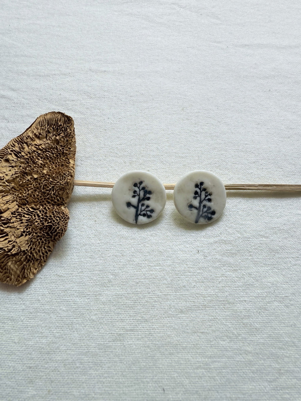 Shubha Button Earrings