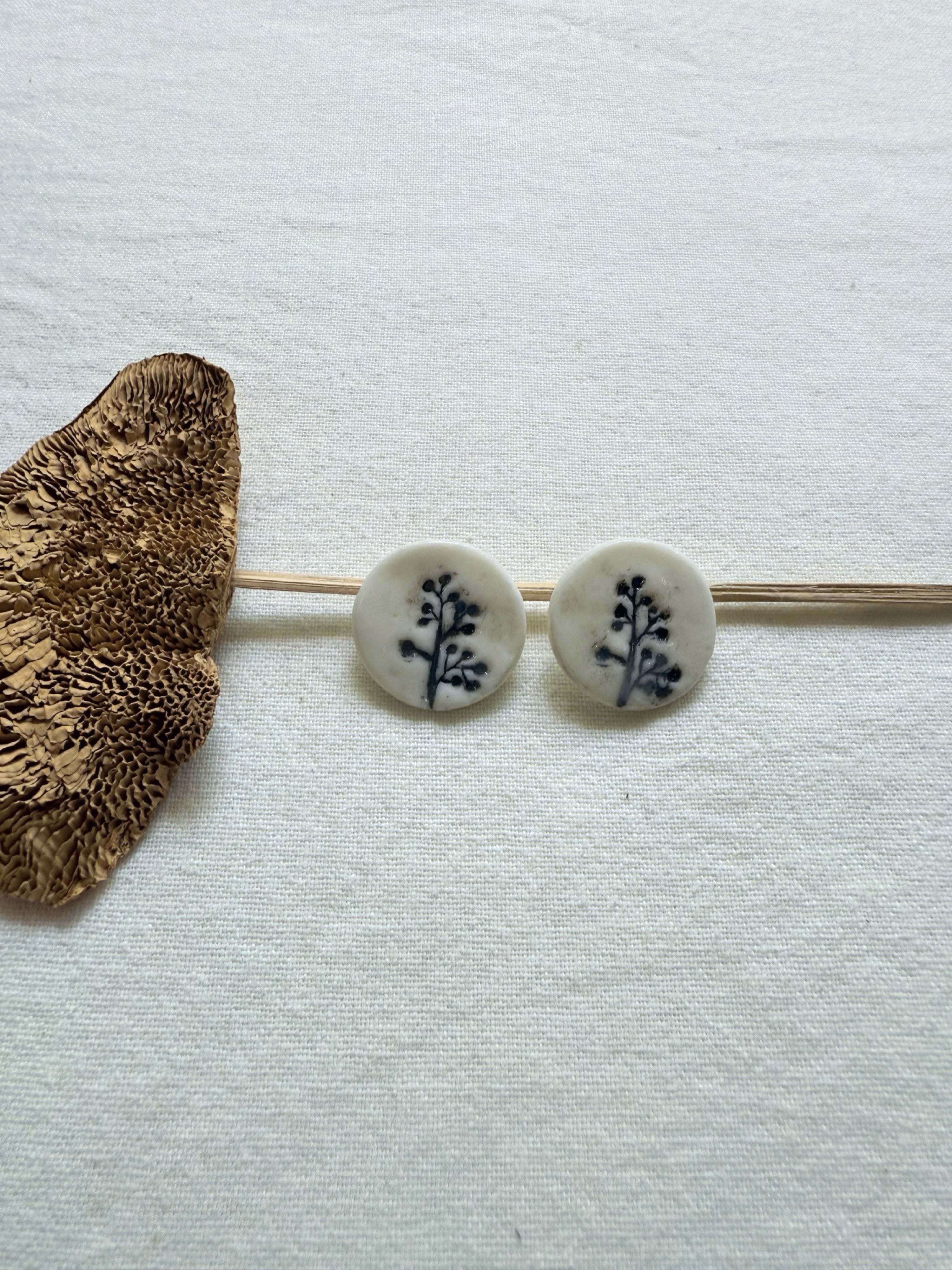 Shubha Button Earrings