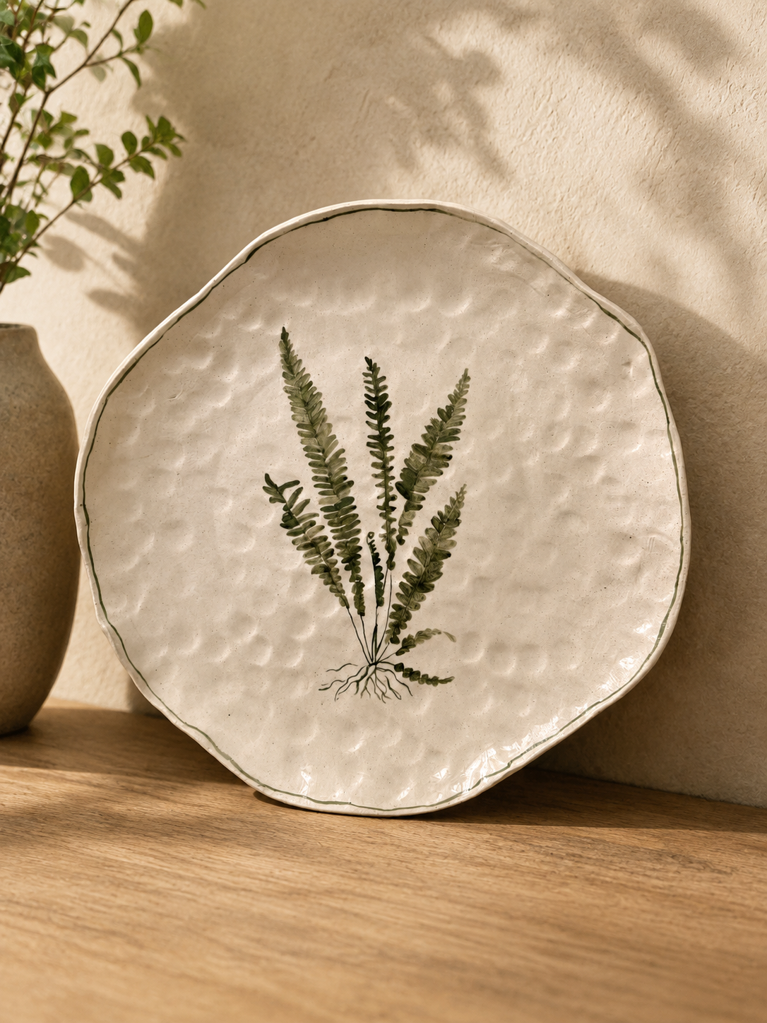 Fern Wall Plate