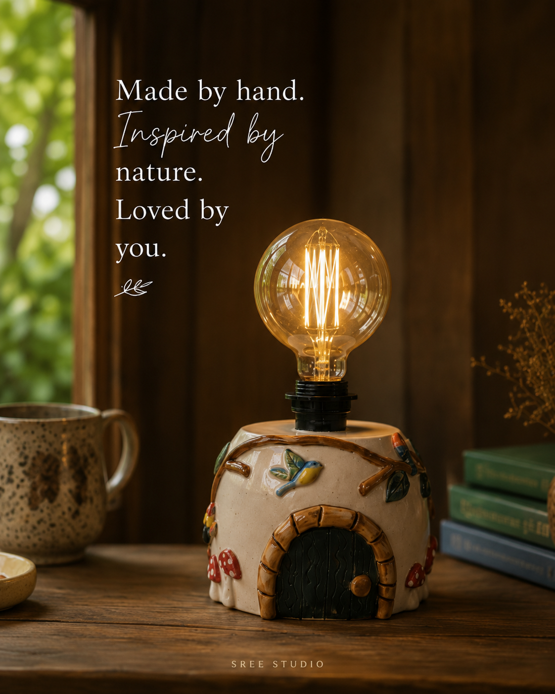 Hobbit House Lamp