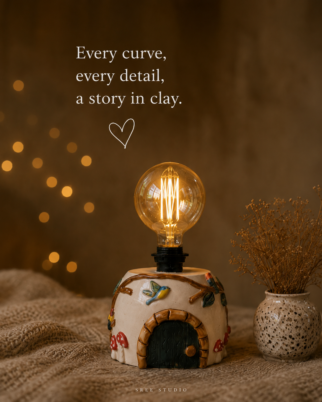Hobbit House Lamp