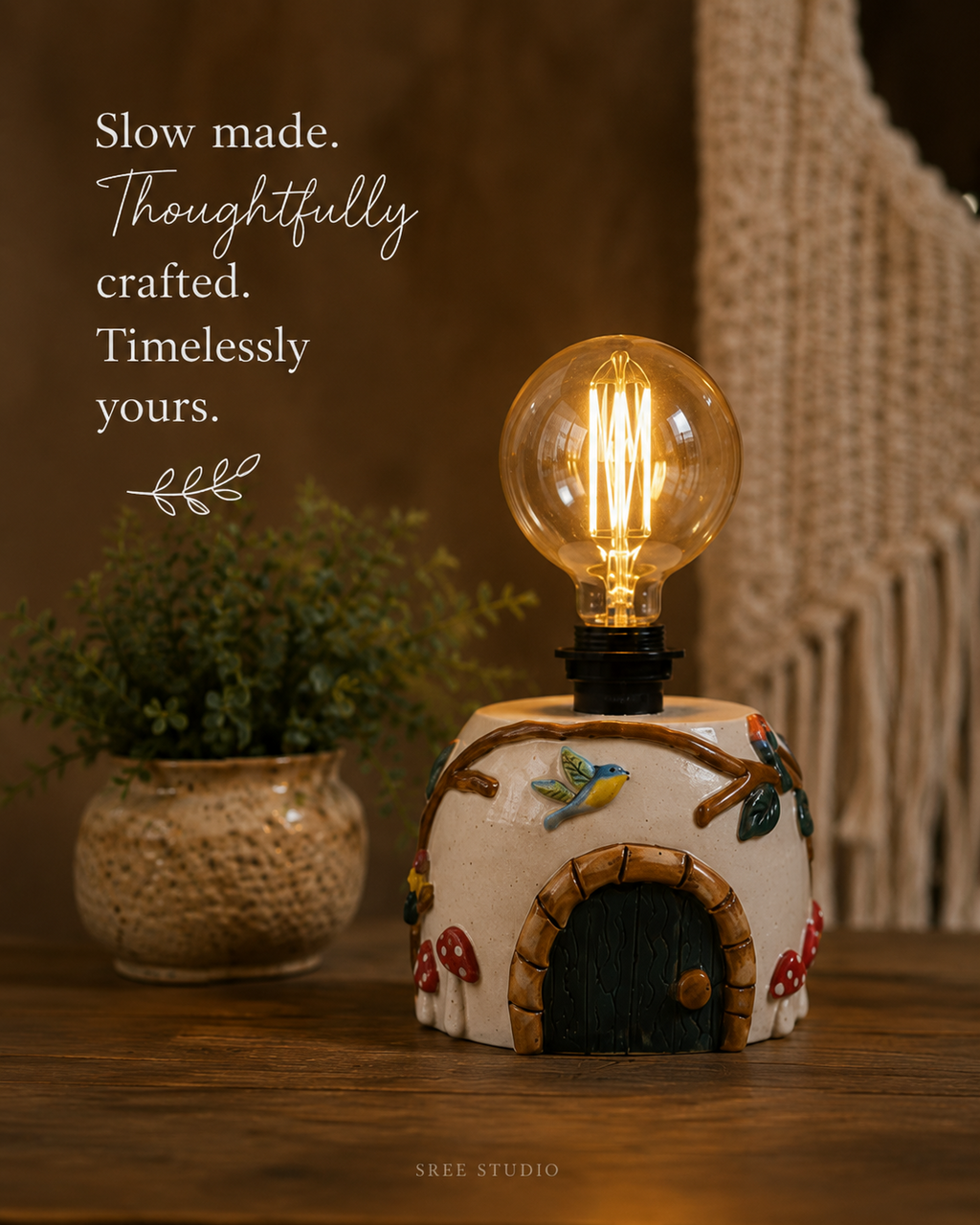 Hobbit House Lamp