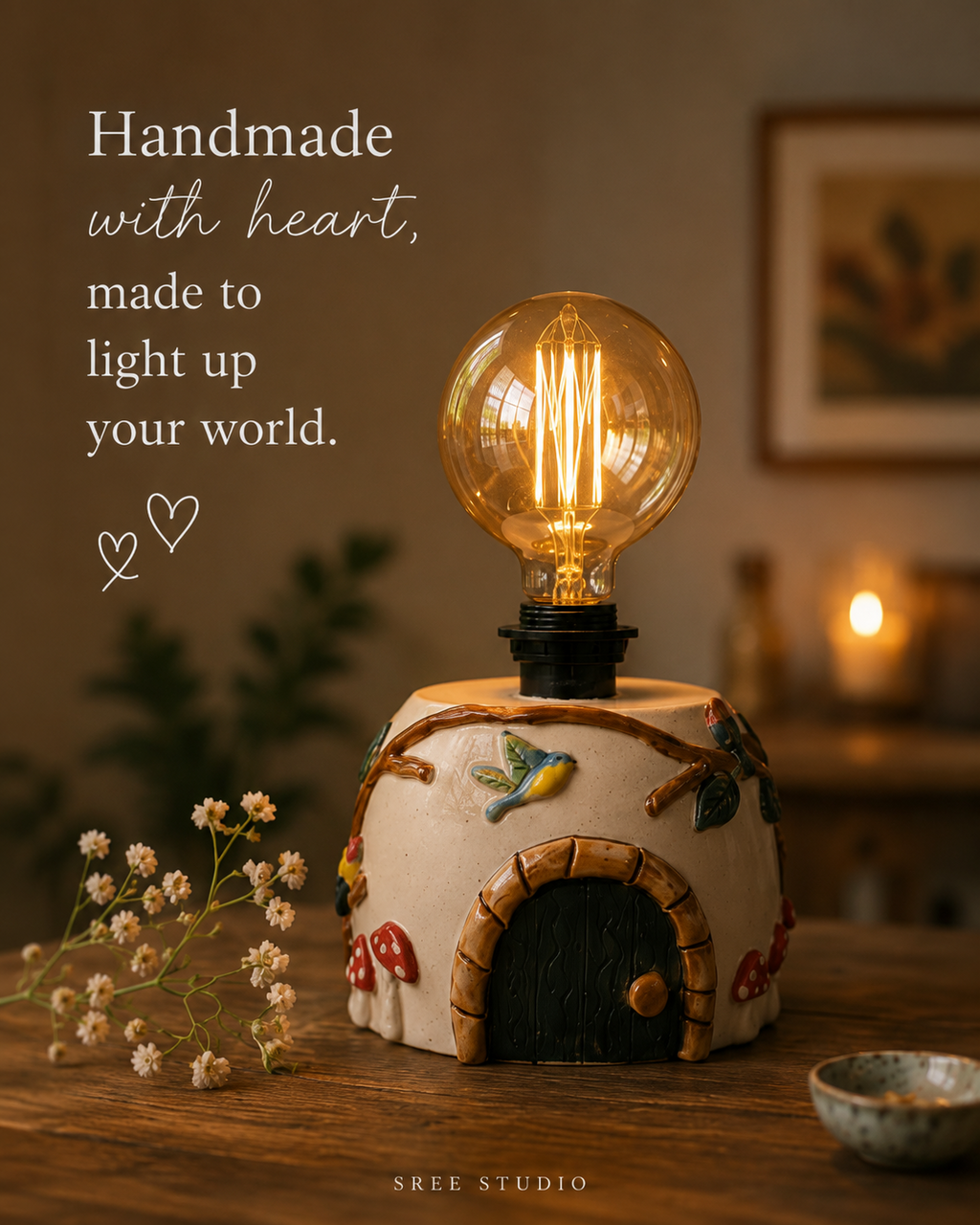 Hobbit House Lamp