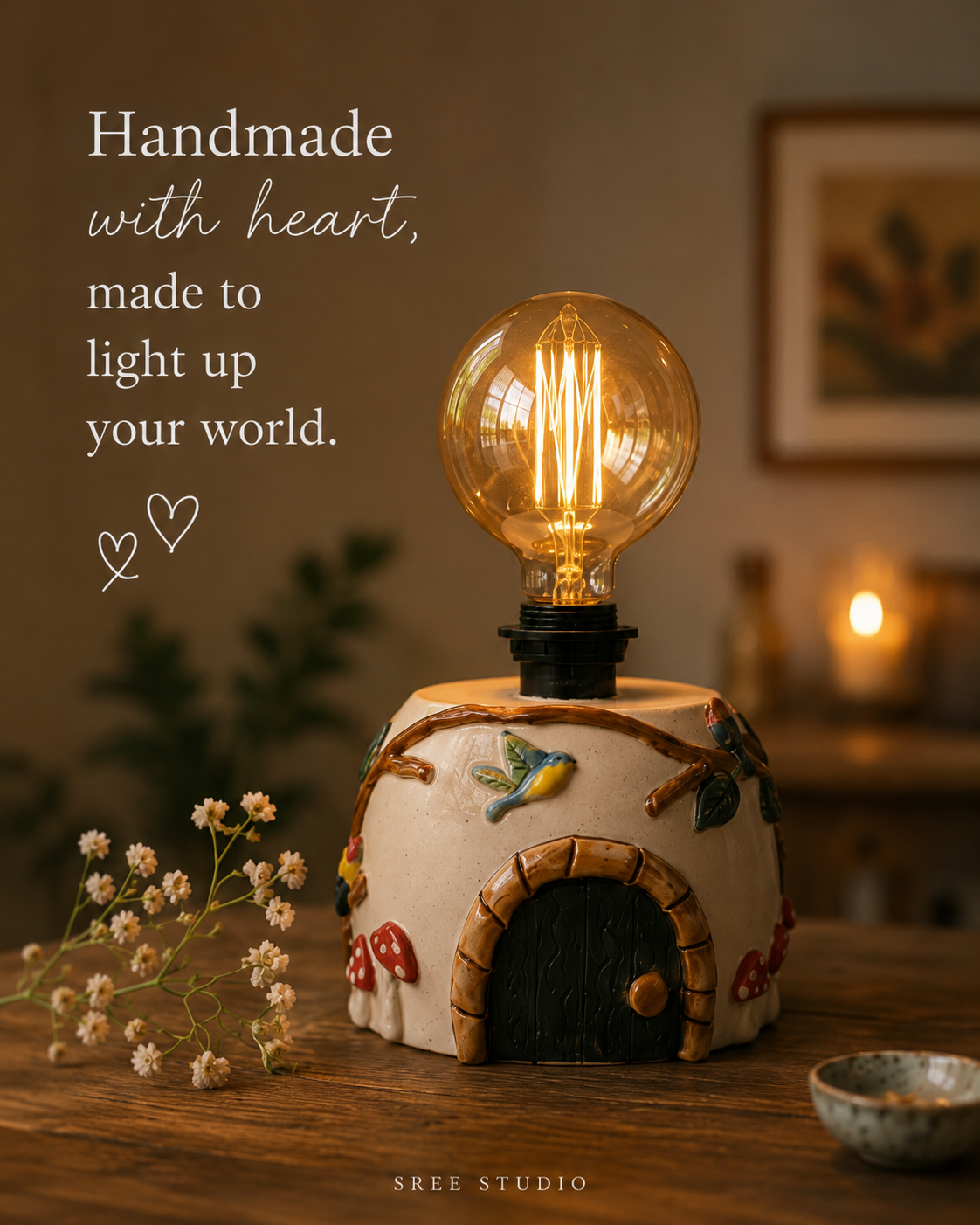Hobbit House Lamp