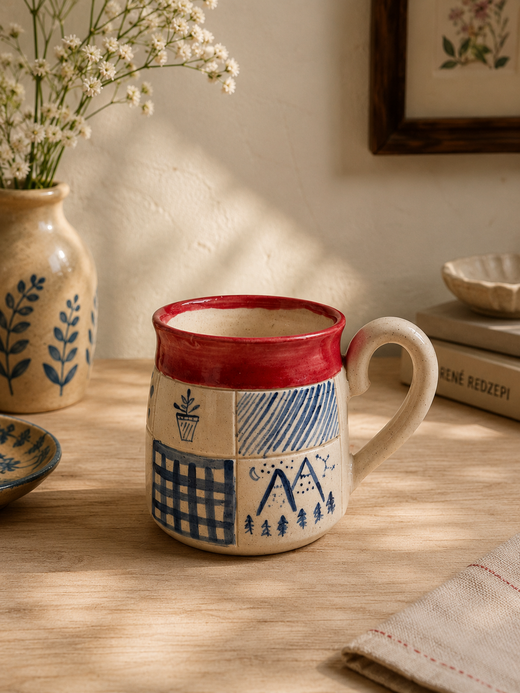 Cottage Escape-Tile Mug