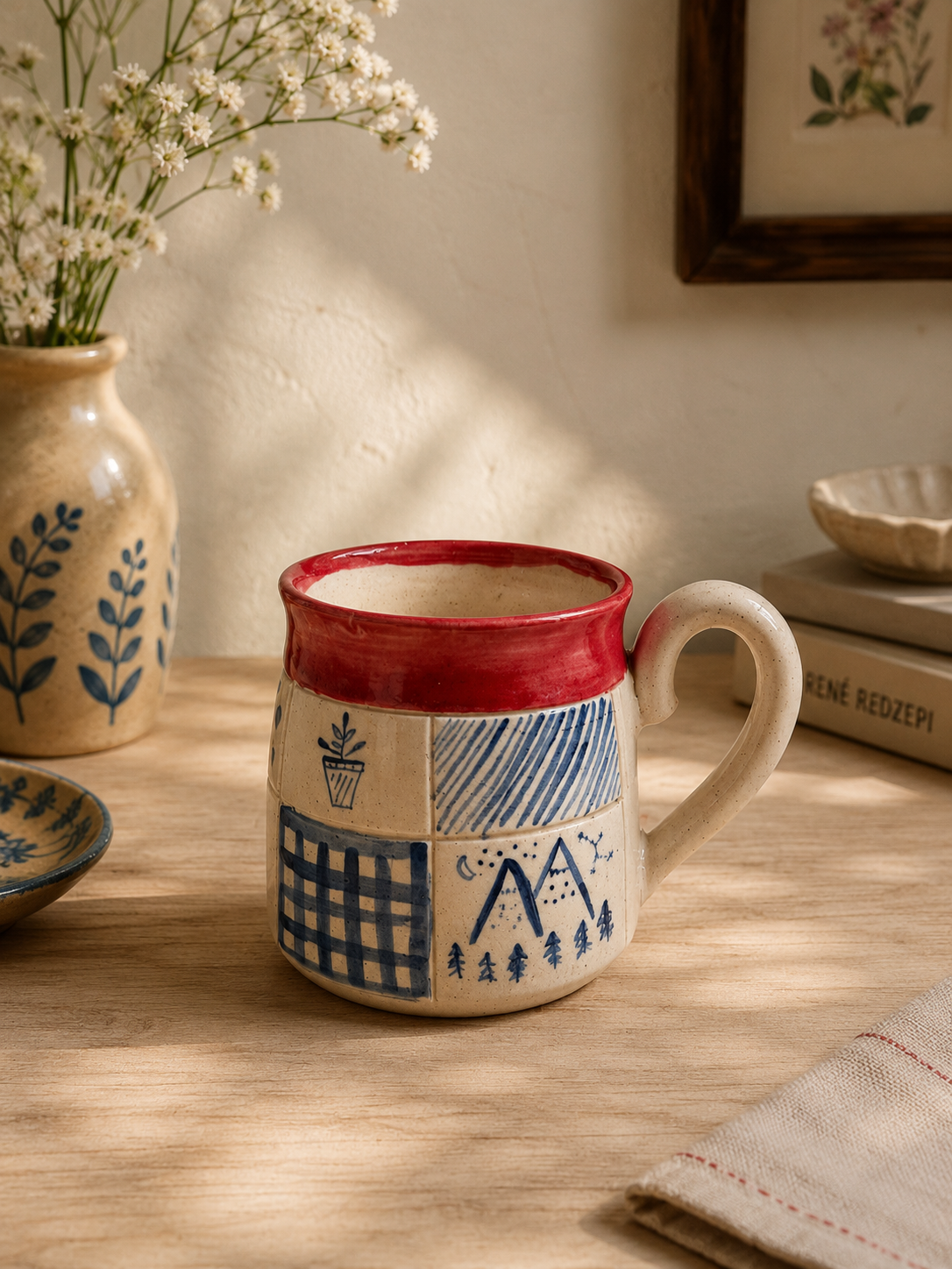 Cottage Escape-Tile Mug