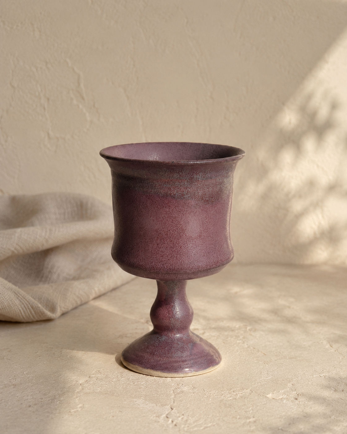 Set of 2-Plum Mist Goblets