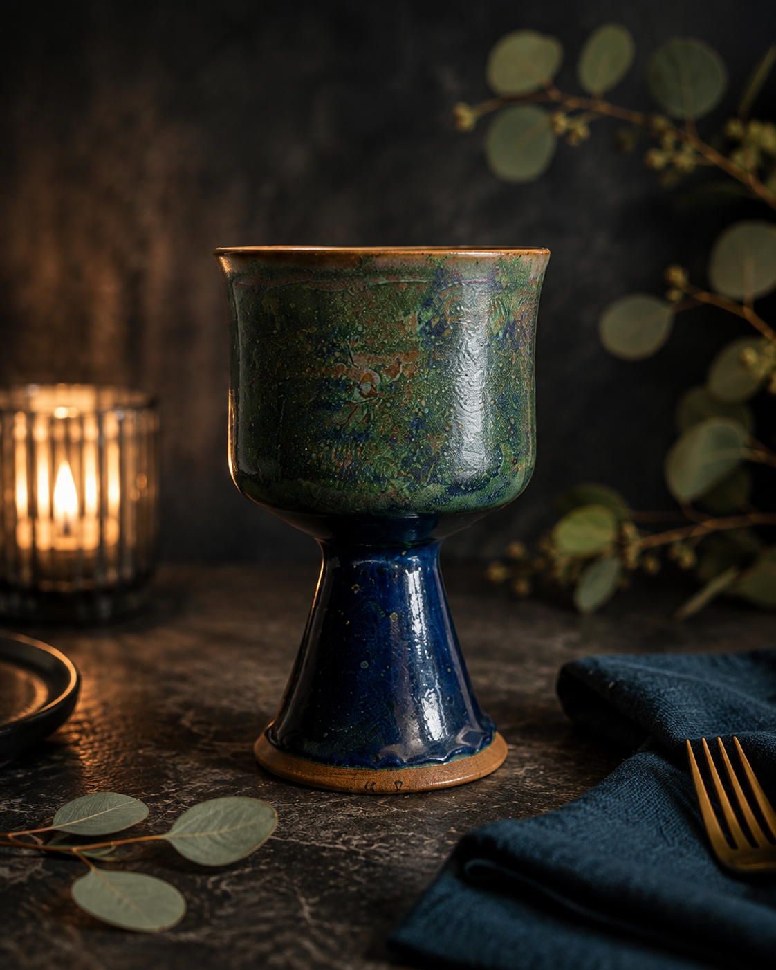 Midnight Moss Goblet