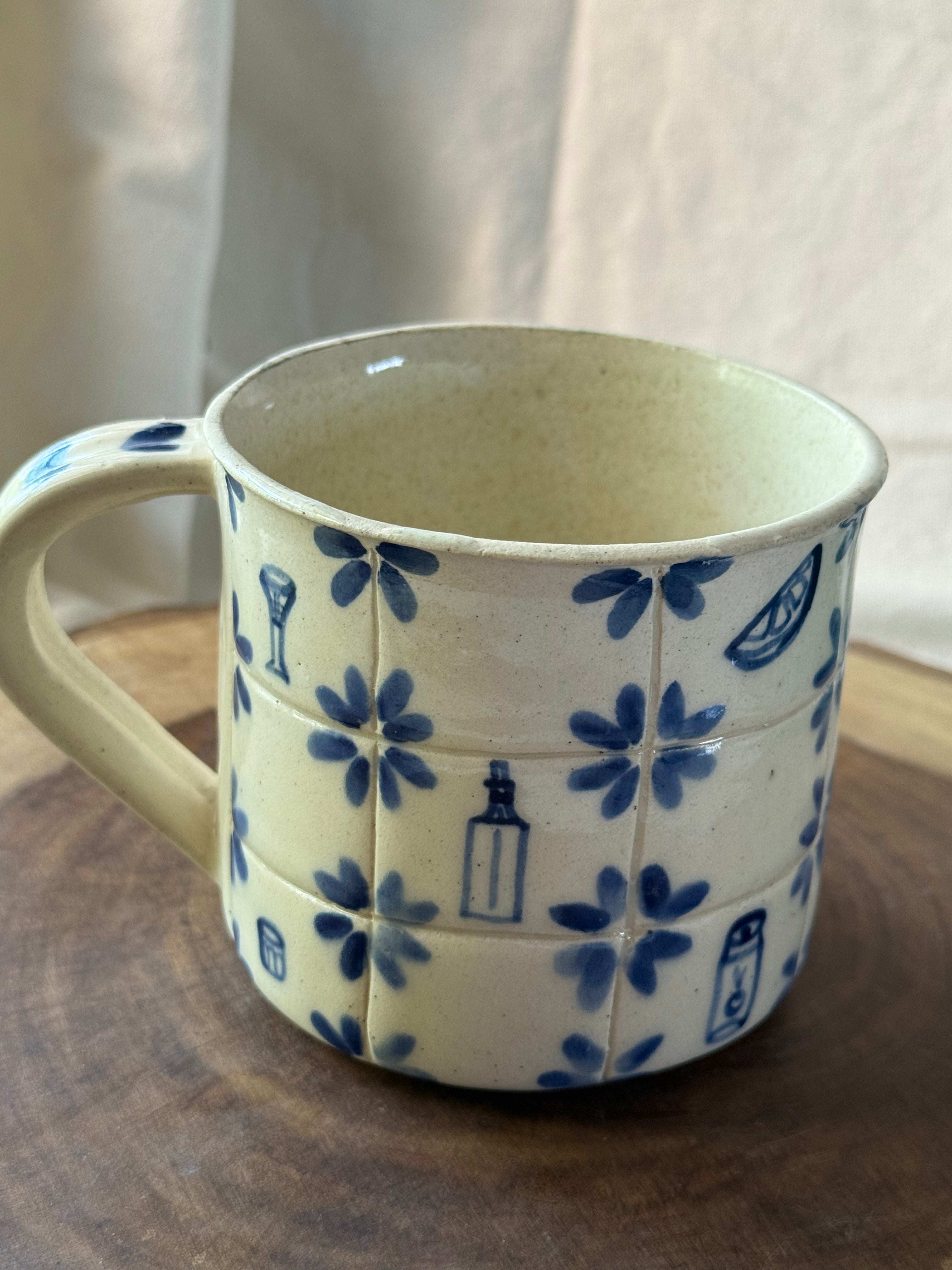 Indigo Tiles Mug