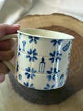 Indigo Tiles Mug