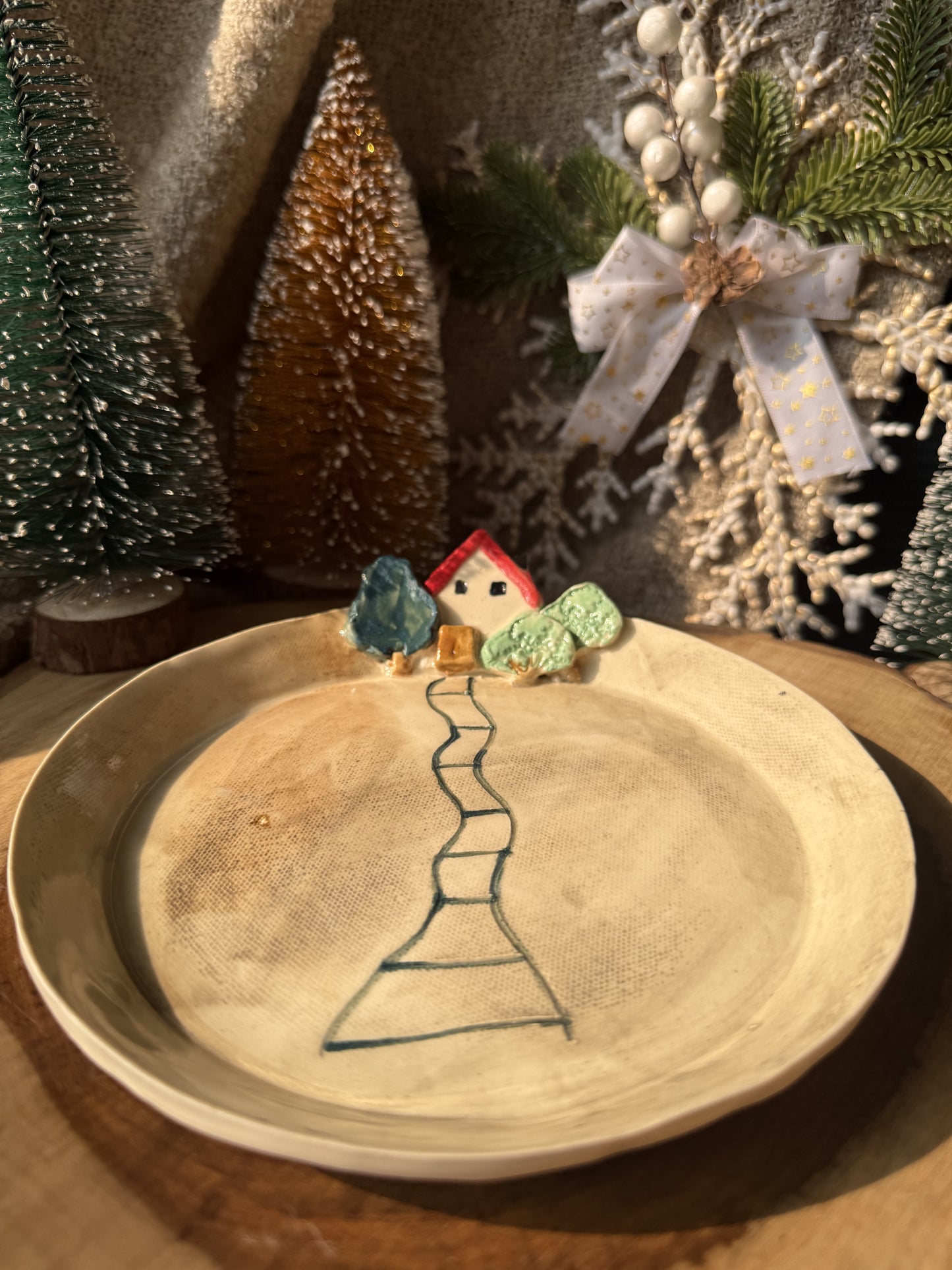 Road to Home Plates-Set of 2 plates