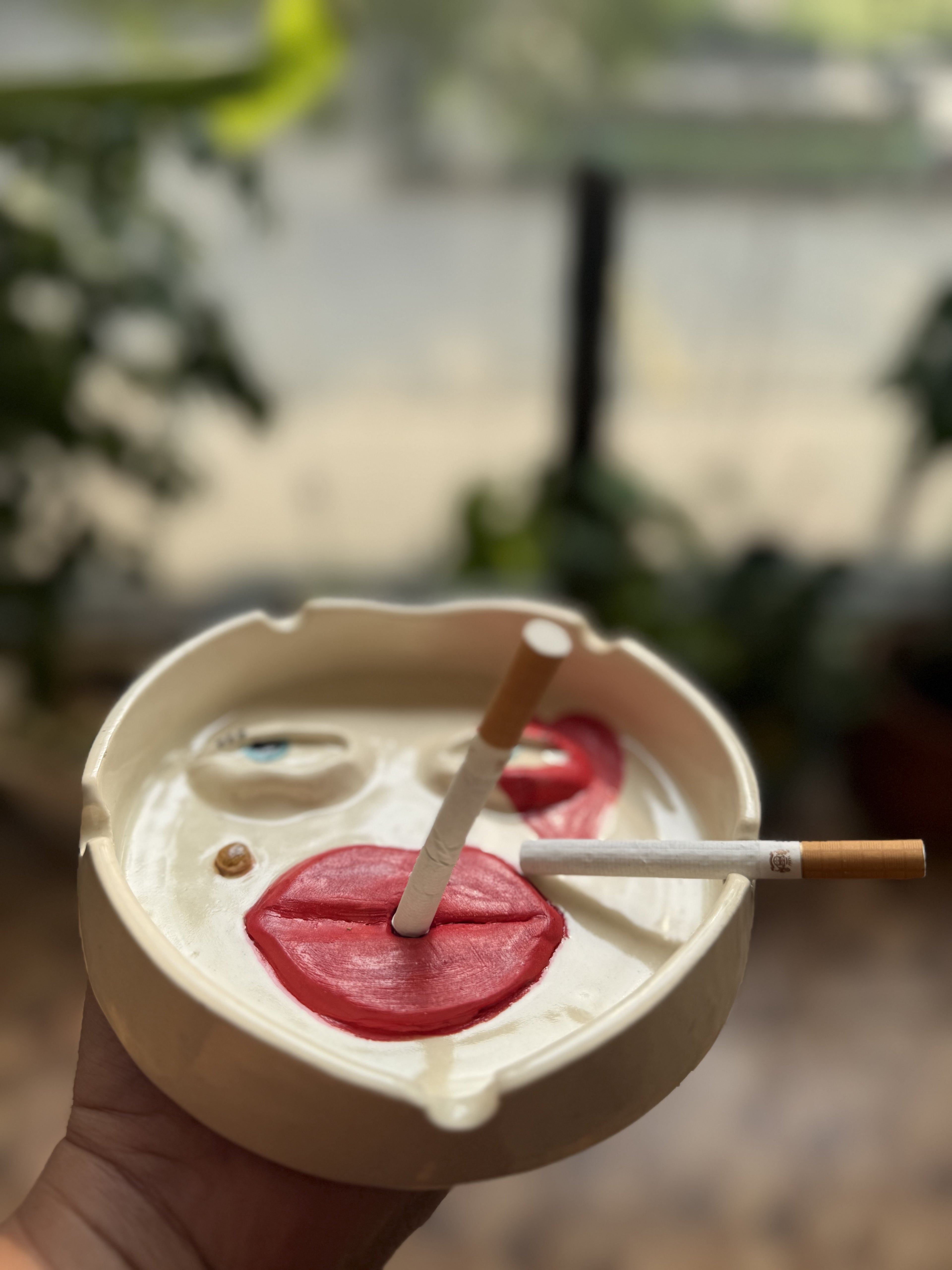 Rustic ceramic dinner plate with a minimalist matte glaze – SreeStudio