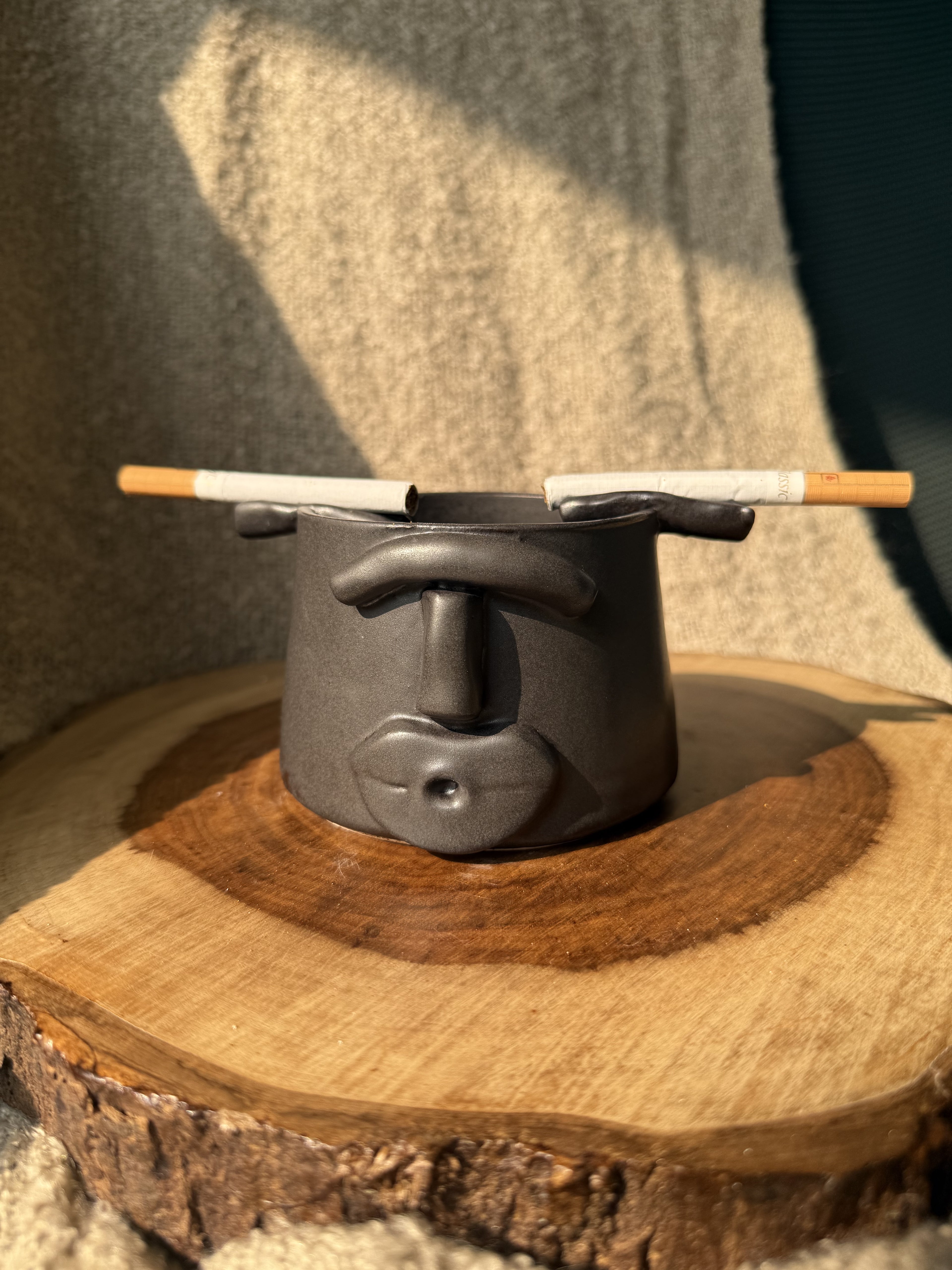 Black Face Ashtray