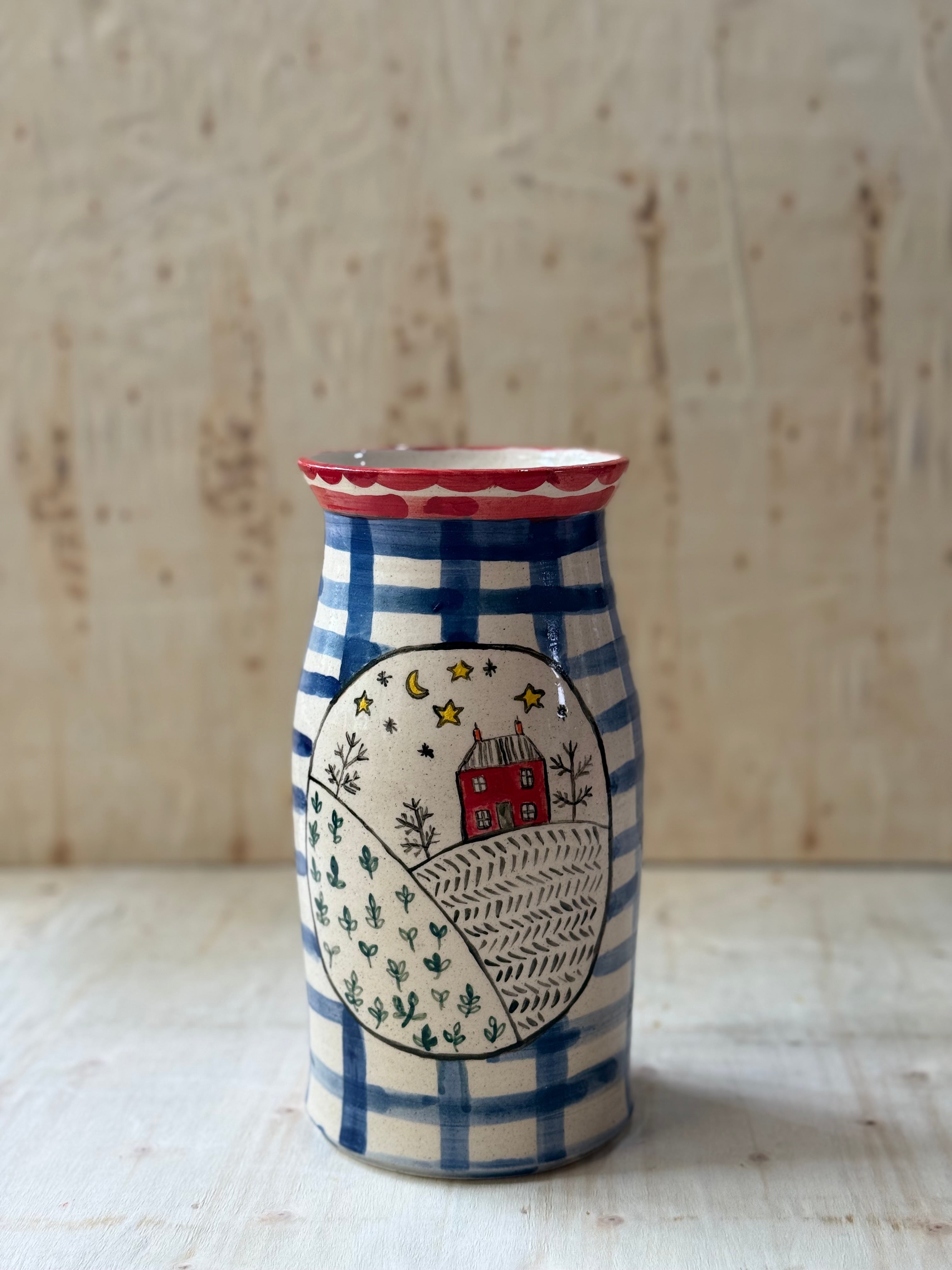 Starlit Cottage Vase