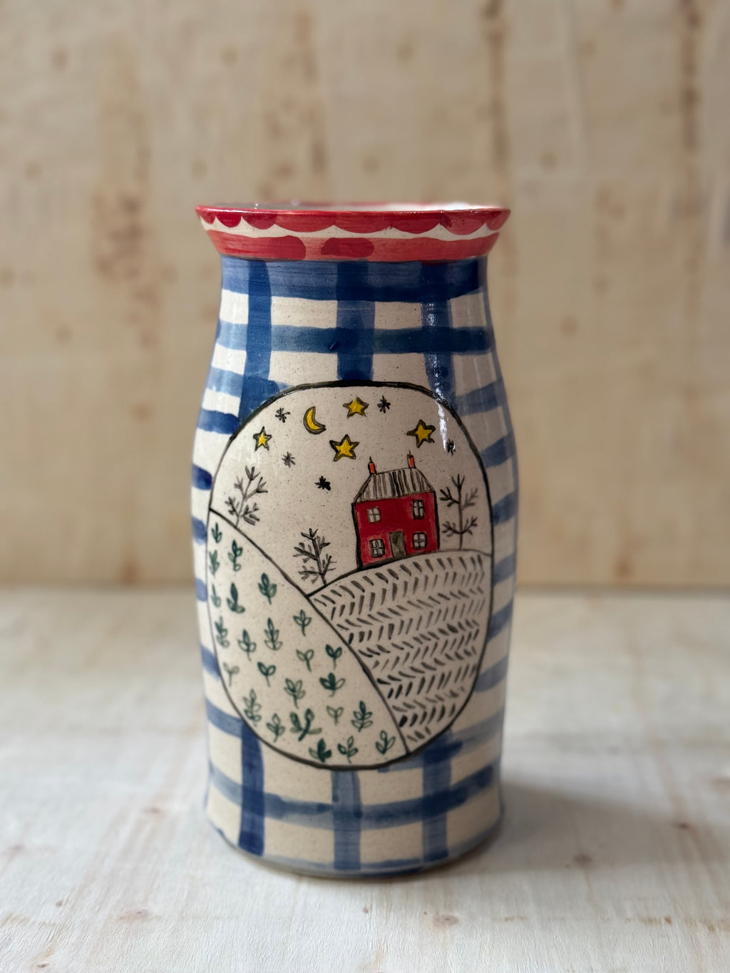 Starlit Cottage Vase