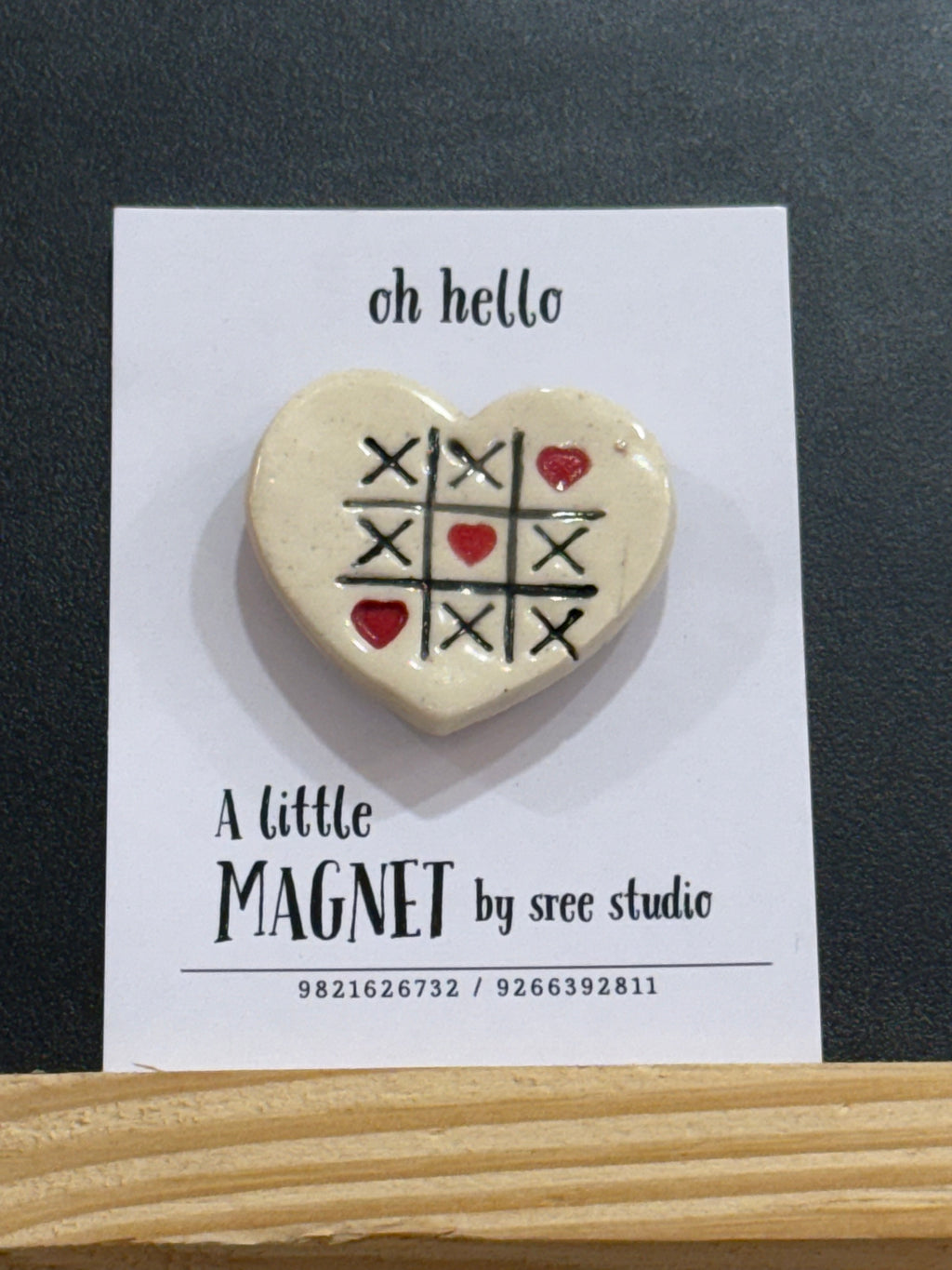 Tic Tac Toe Magnet