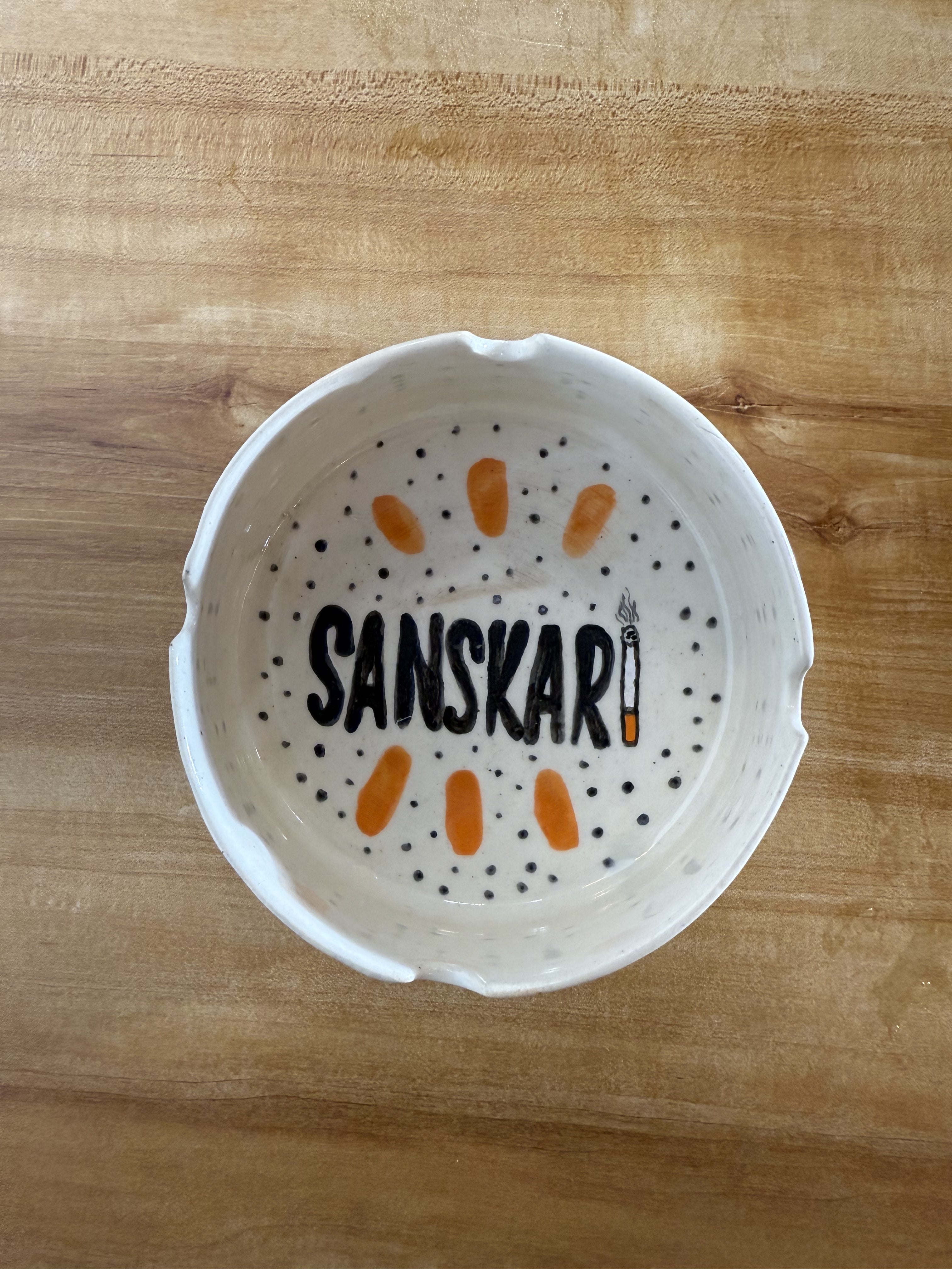 "Sanskari" Ashtray