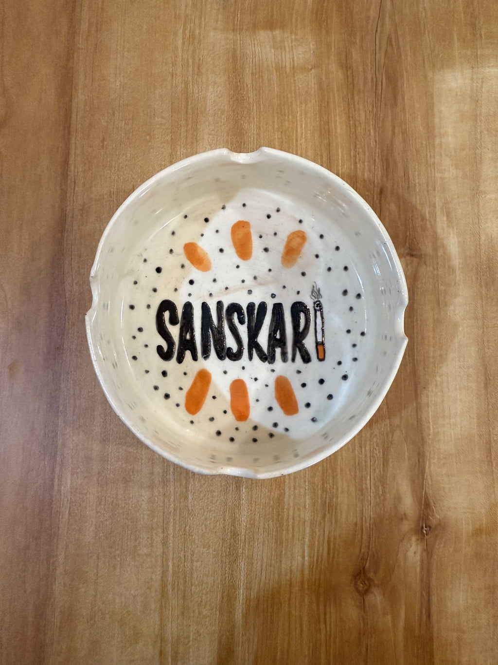 "Sanskari" Ashtray
