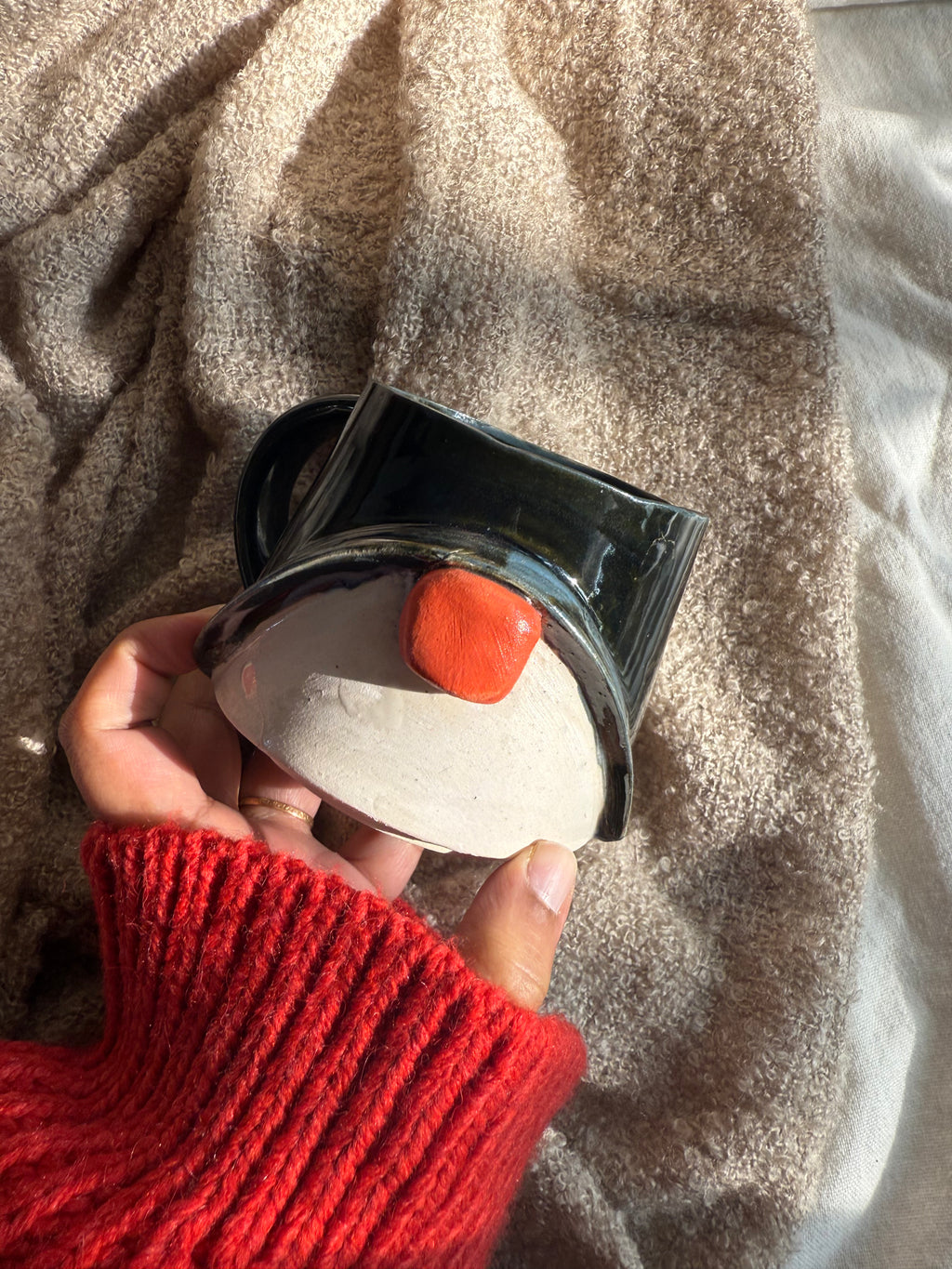 Santa Mug-Blue