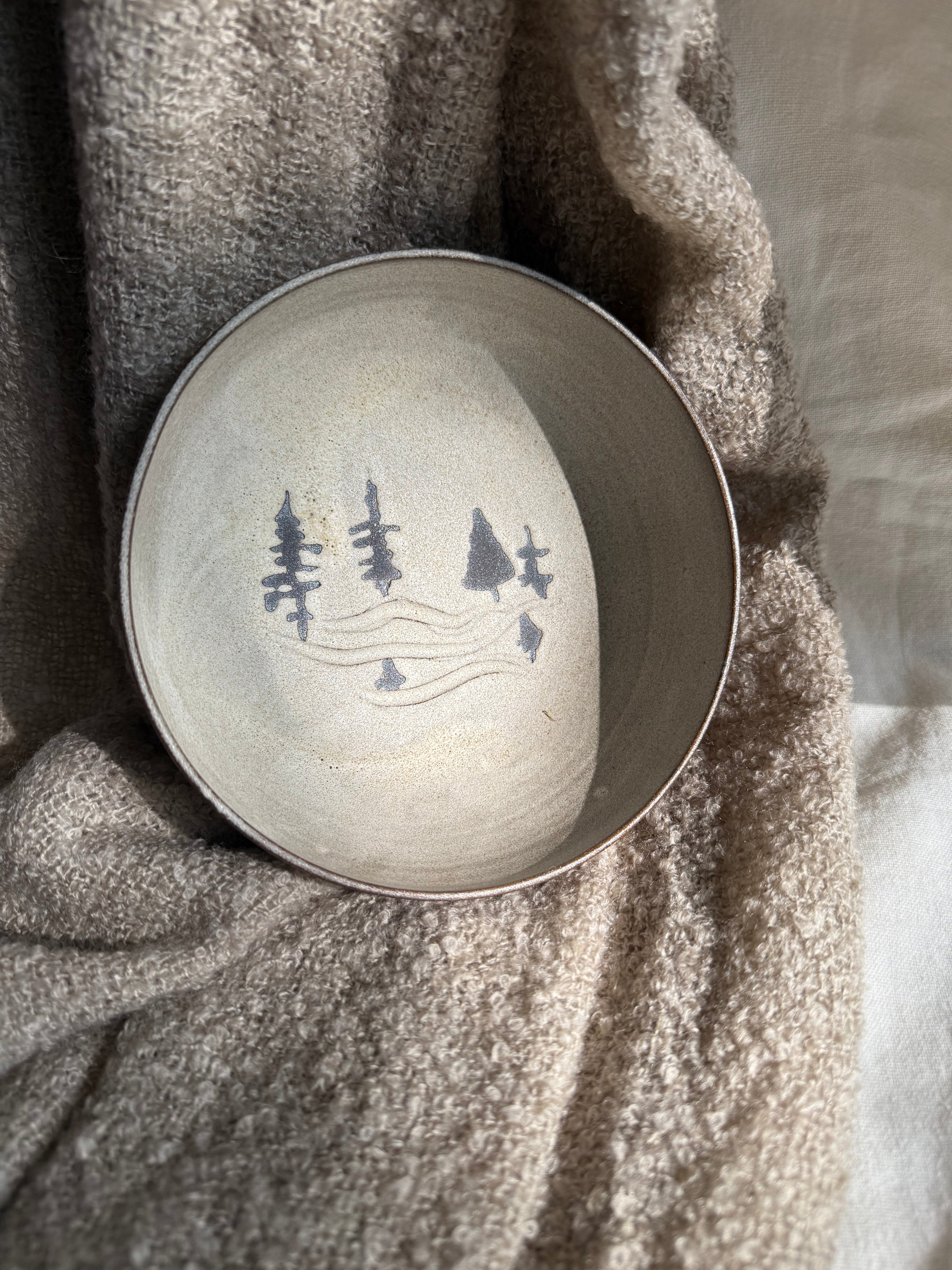 Midnight Snow Bowl-Large