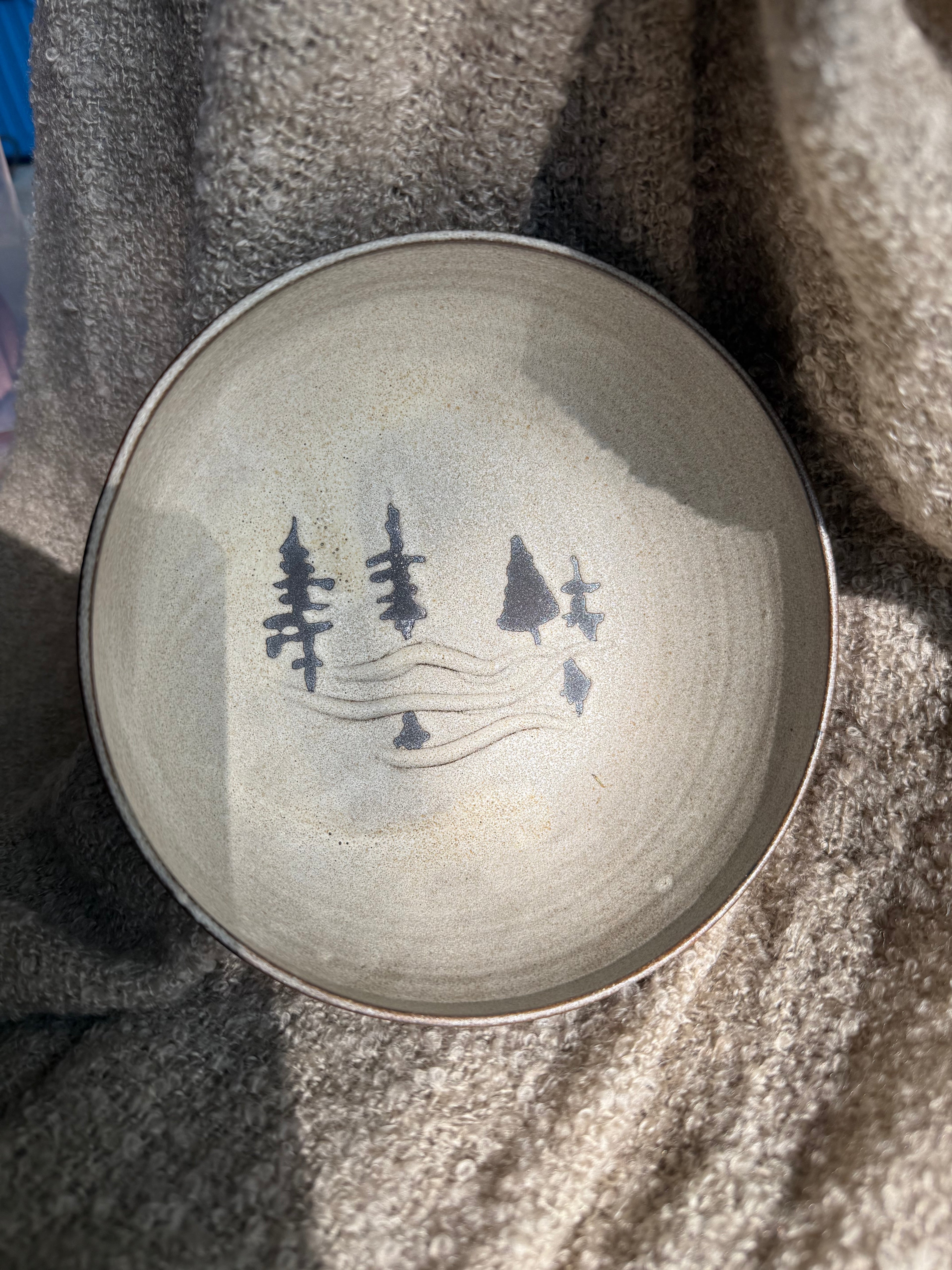 Midnight Snow Bowl-Large
