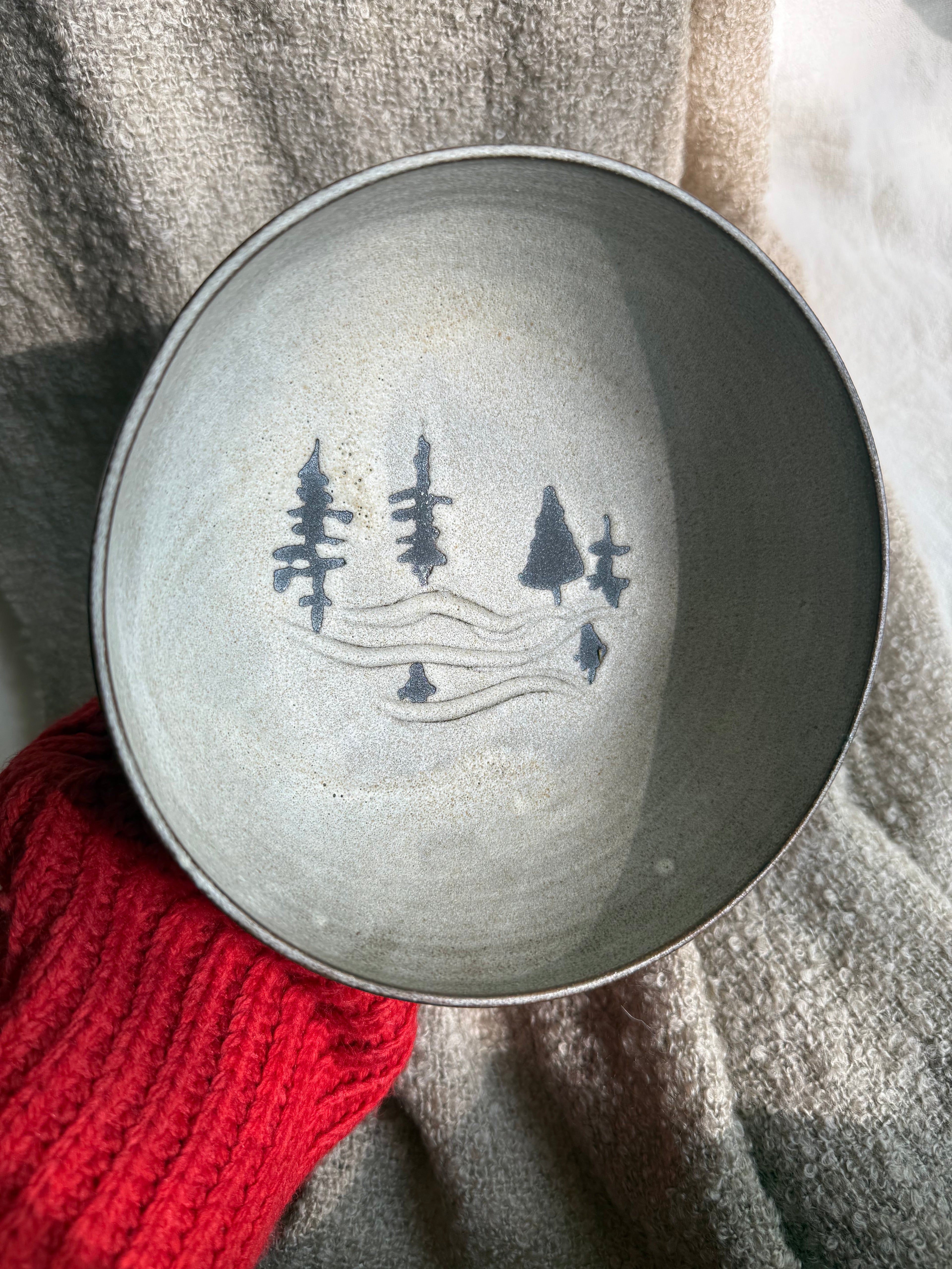 Midnight Snow Bowl-Large