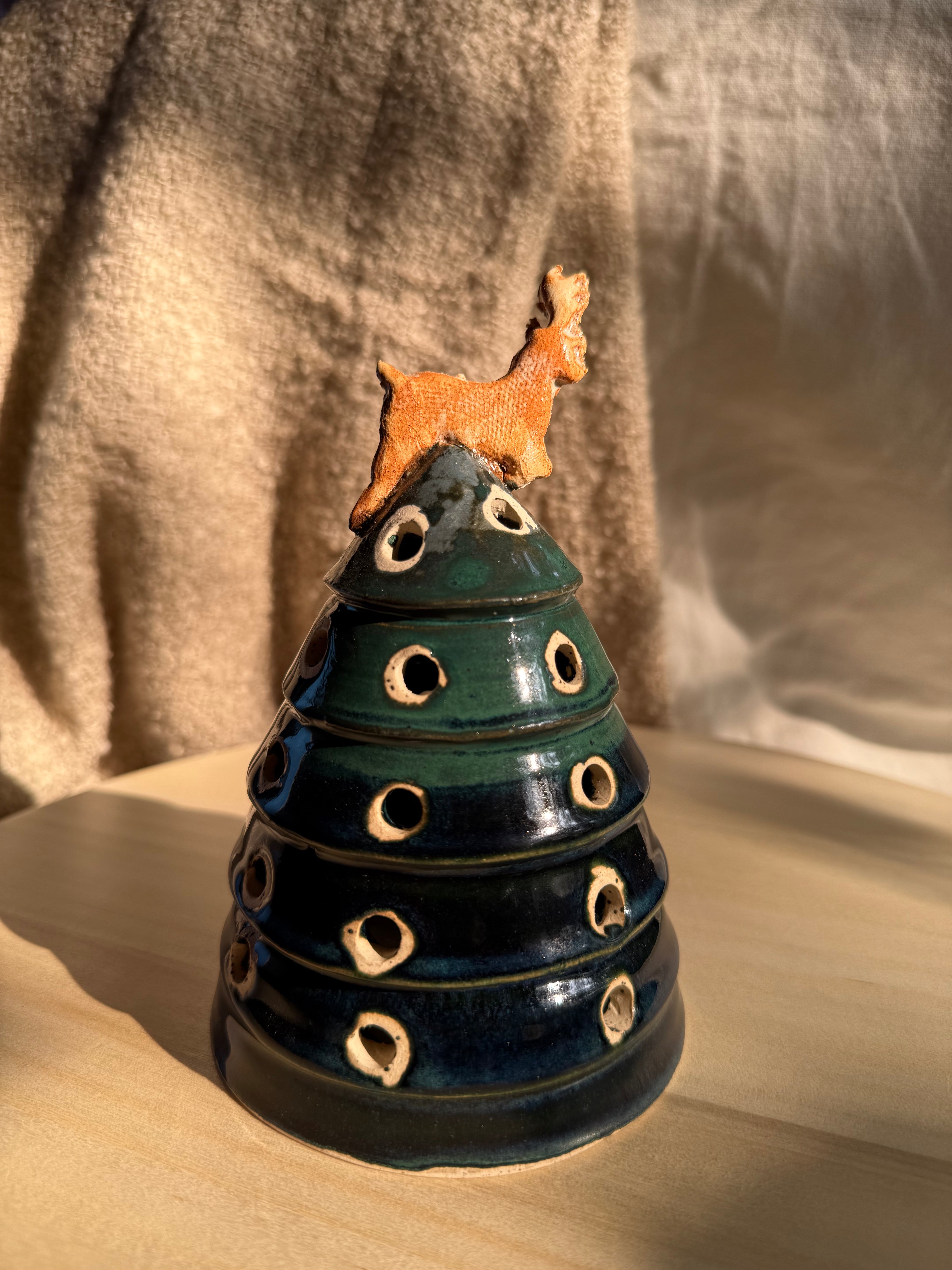 Christmas tree tealight