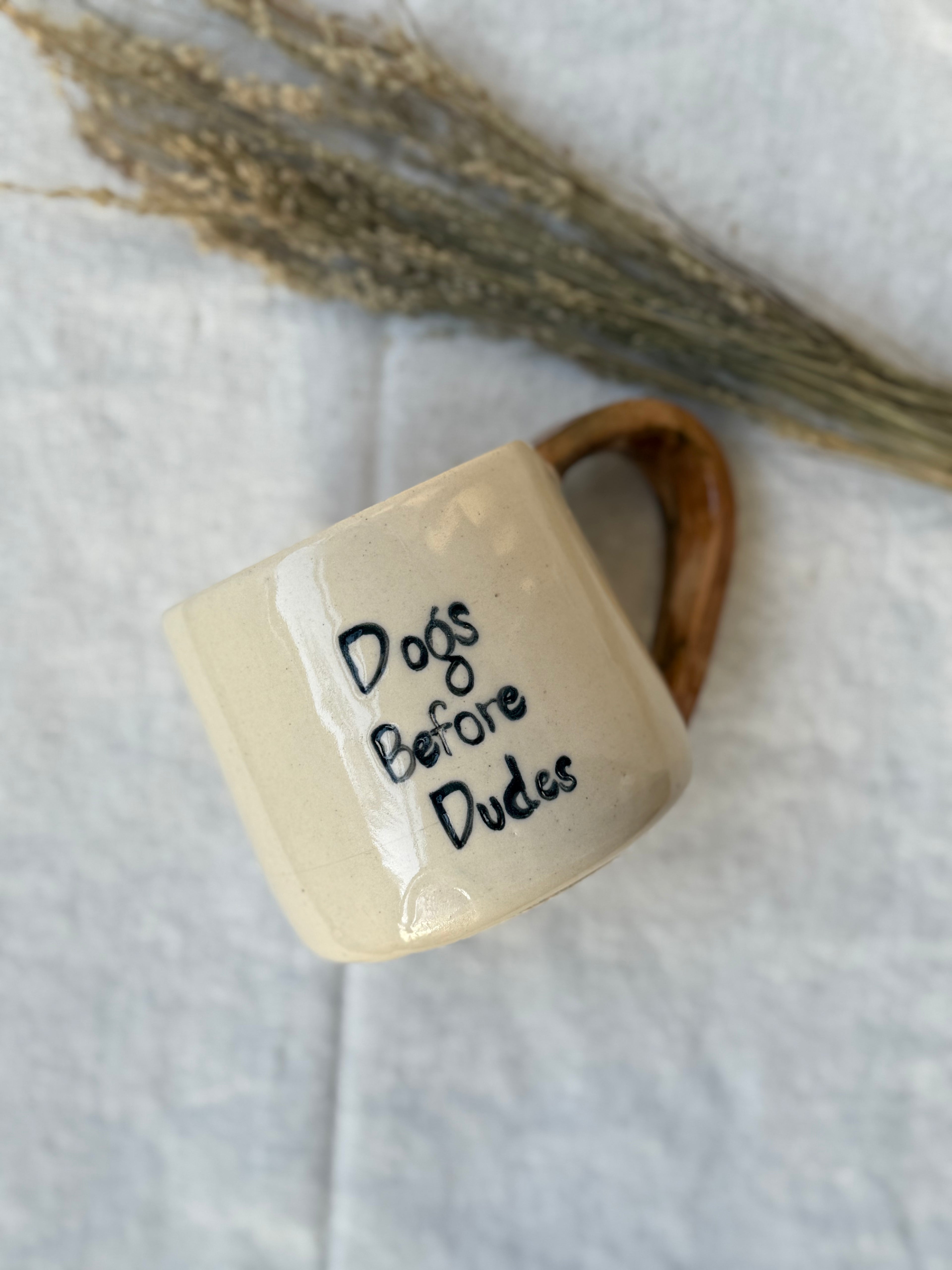 Dog before Dudes Mug