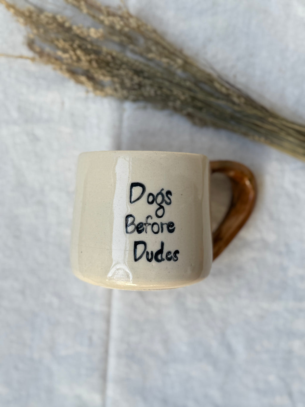 Dog before Dudes Mug