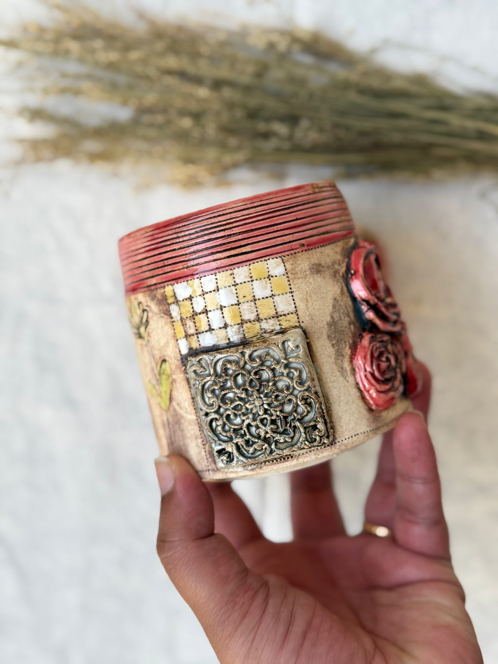 Rustic Rose Mug