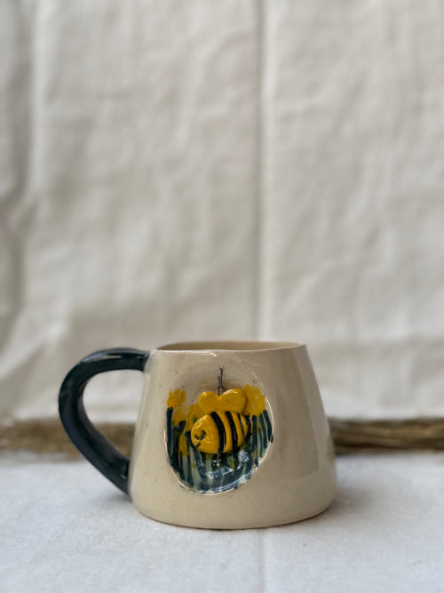 Bee & Blossom Mug - Sree Studio