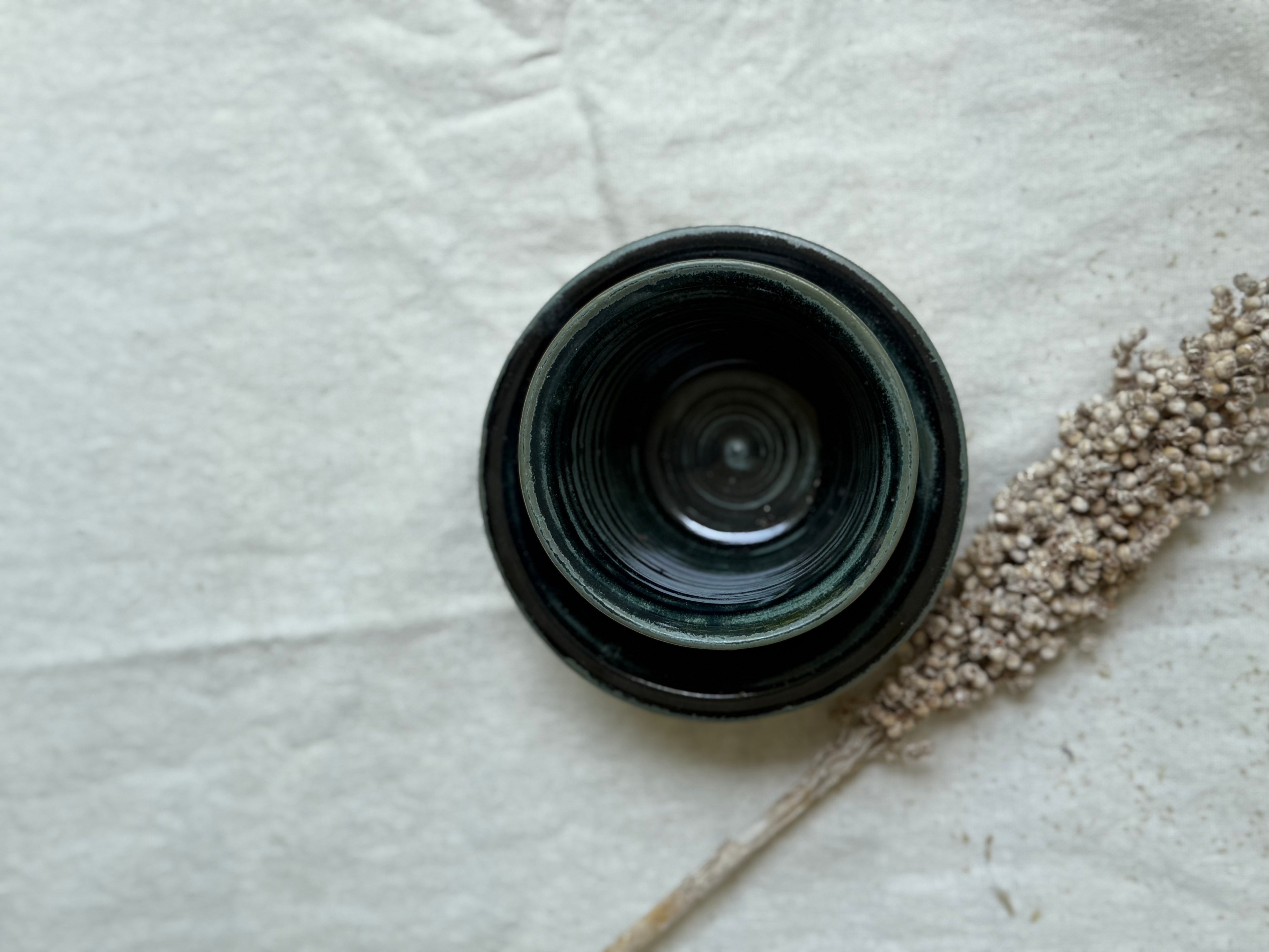 Filter Coffee Tumbler & Bowl Set- Blue & white