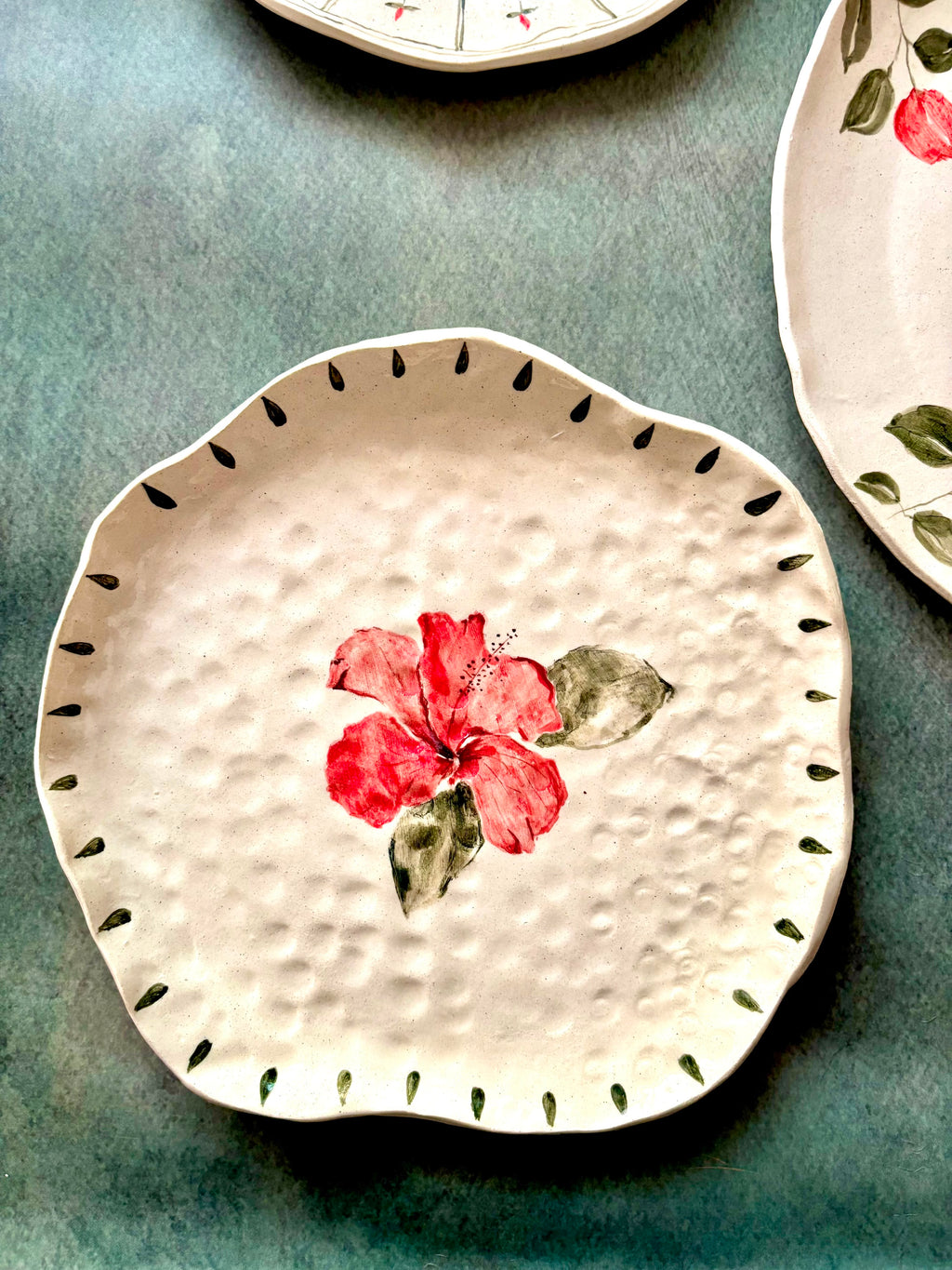 Hibiscus Wall Plate