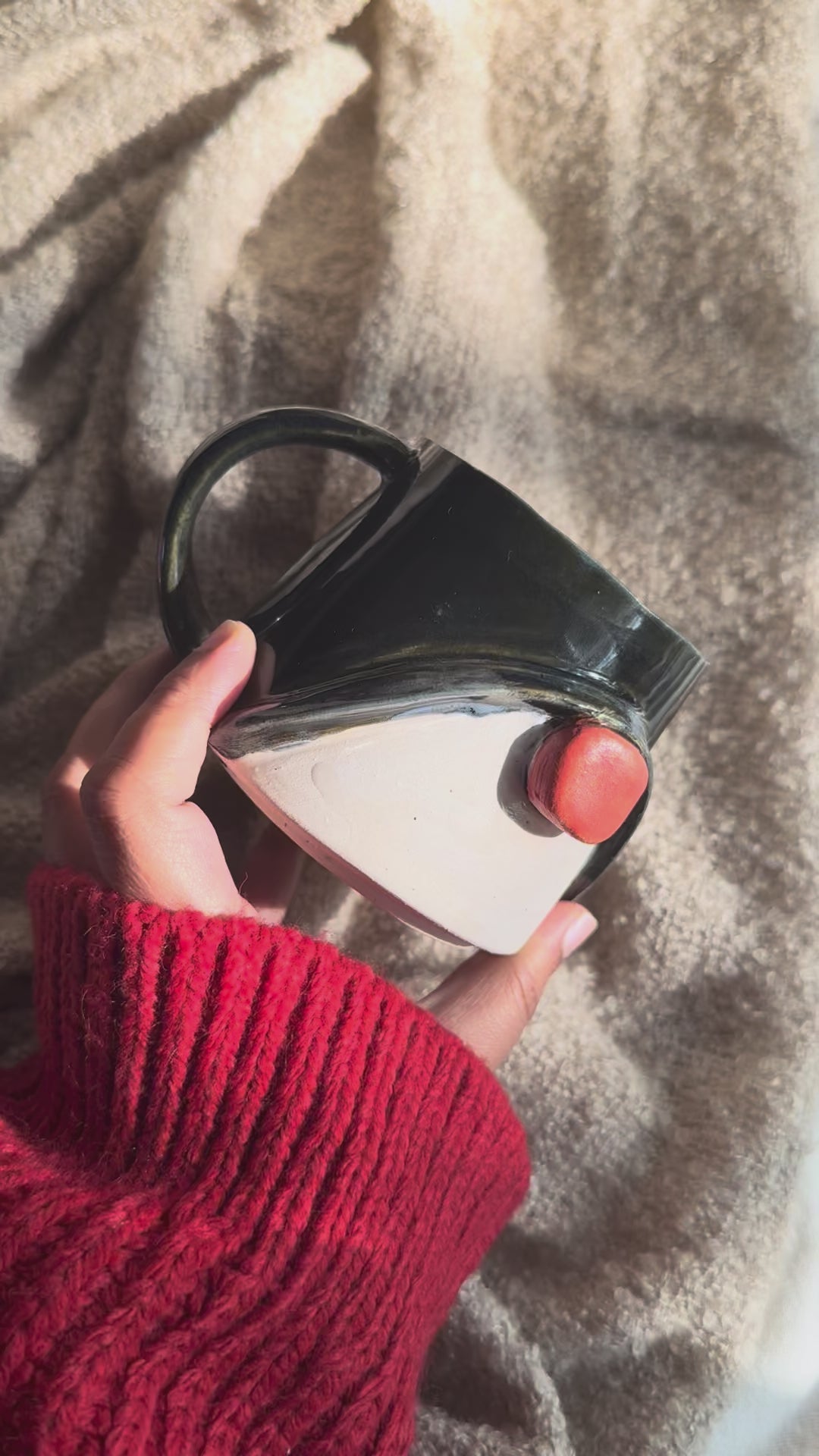 Santa Mug-Blue
