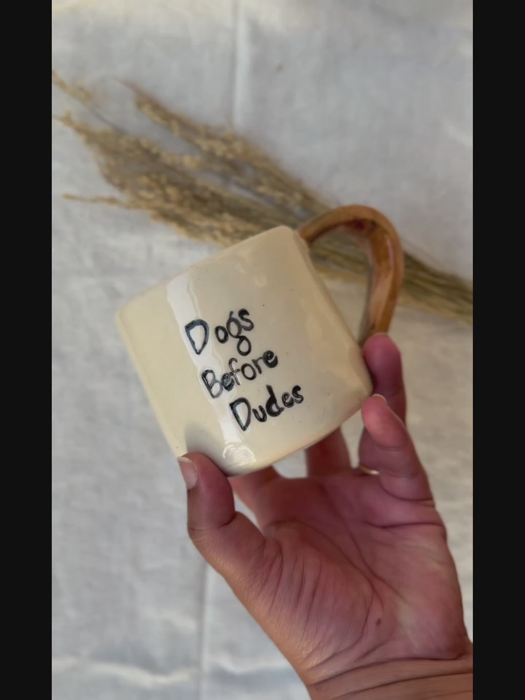 Dog before Dudes Mug