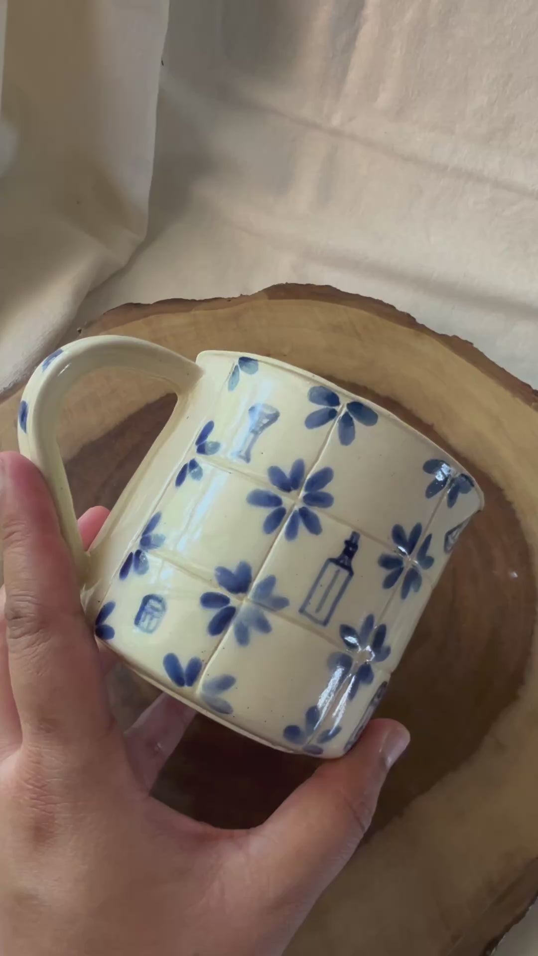 Indigo Tiles Mug