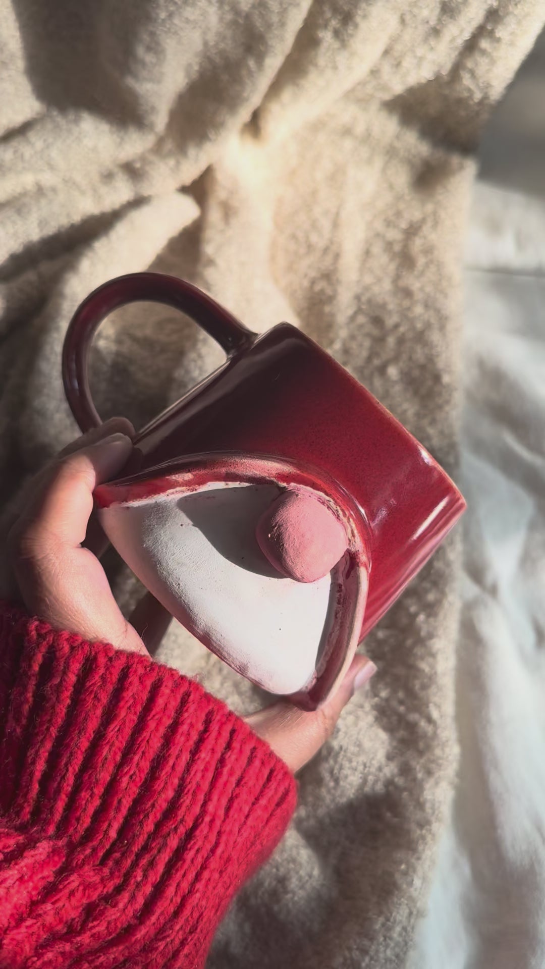 Santa Mug-Red