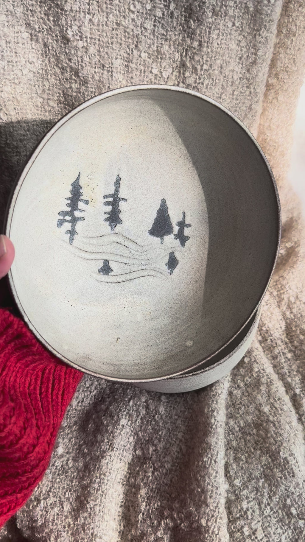 Midnight Snow Bowl-Large