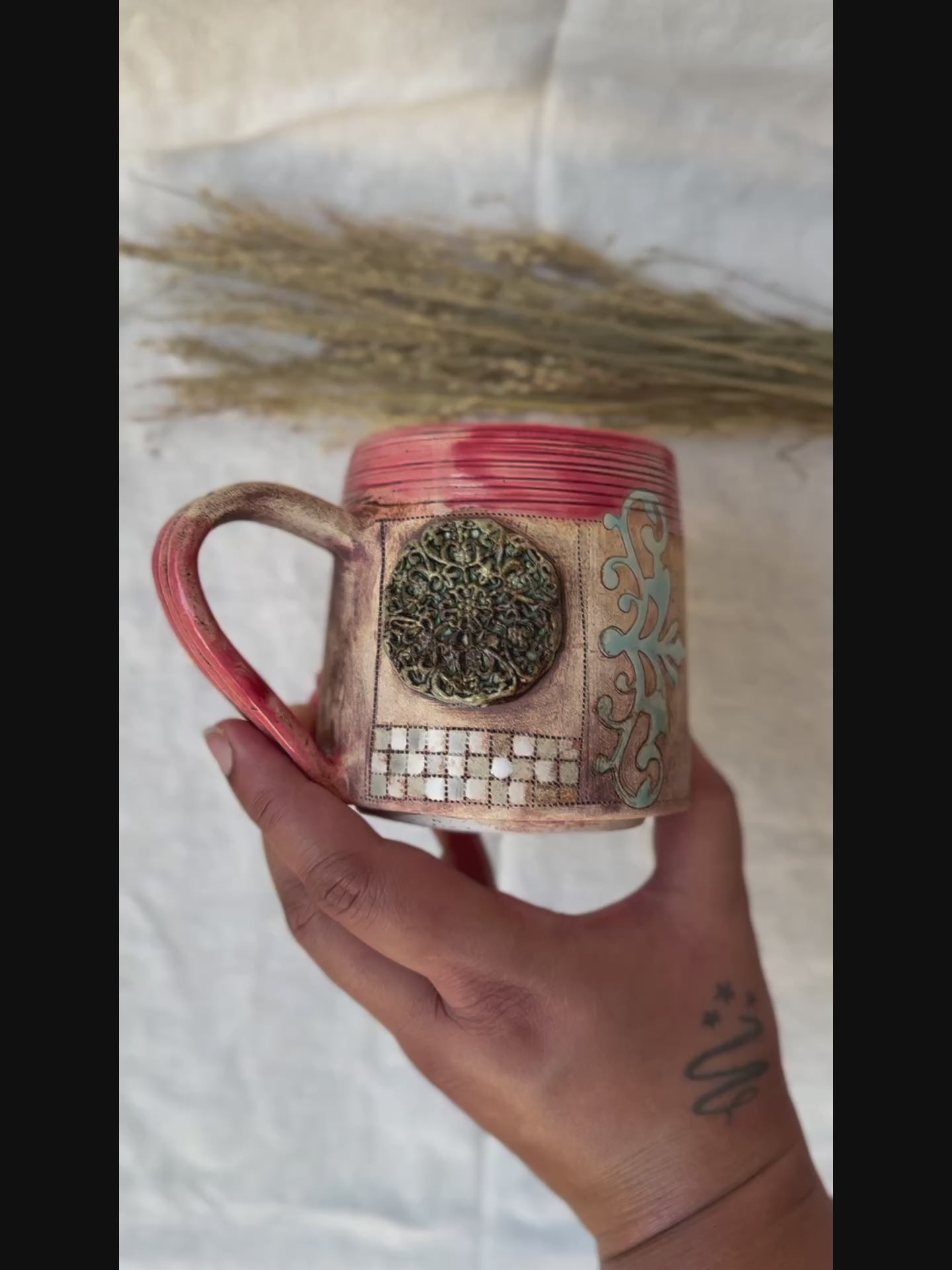 Rustic Rose Mug